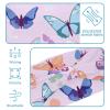 1 Pack Headbands for Women Non Slip Elastic Sports Hair Bands for Women, Soft Cloth Headband for Workout Yoga Fashion Hair Accessories,Art Butterfly-1007 view 4