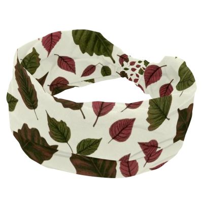 1 Pack Wide Headbands For Women Elastic Headband Art Leaf-190 Head Bands Women's Hair Band Turban Workout Soft Sweat Hairband Accessories