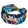 1 Pack Headbands for Women Non Slip Elastic Sports Hair Bands for Women, Soft Cloth Headband for Workout Yoga Fashion Hair Accessories,Pink Art Flamingo-527 view 1