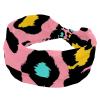 1 Pack Art Leopard Print-1116 Elastic Soft Fabric Non-Slip Women's Fashion Headbands - Soft, Wide, and Stylish for All Occasions view 1