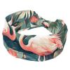 1 Pack Wide Headbands For Women Elastic Headband Pink Art Flamingo-538 Head Bands Women's Hair Band Turban Workout Soft Sweat Hairband Accessories view 1