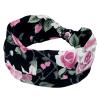 1 Pack Art Flower-690 Elastic Soft Fabric Non-Slip Women's Fashion Headbands - Soft, Wide, and Stylish for All Occasions view 1