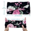 1 Pack Art Flower-690 Elastic Soft Fabric Non-Slip Women's Fashion Headbands - Soft, Wide, and Stylish for All Occasions view 3