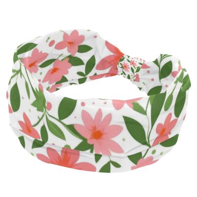 1 Pack Headbands for Women Non Slip Elastic Sports Hair Bands for Women, Soft Cloth Headband for Workout Yoga Fashion Hair Accessories,Art Flower-686