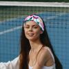 1 Pack Headbands for Women Non Slip Elastic Sports Hair Bands for Women, Soft Cloth Headband for Workout Yoga Fashion Hair Accessories,Art Butterfly-995 view 2