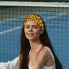 1 Pack Headbands for Women Non Slip Elastic Sports Hair Bands for Women, Soft Cloth Headband for Workout Yoga Fashion Hair Accessories,Art Leopard Print-1115 view 2