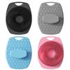 2Pcs Silicone Body Scrubber, Exfoliating Body Scrubber for Sensitive Skin, Eco Friendly Shower Scrubber for Body, Silicone Body Brush for Showering(Upgraded Black) view 1