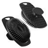 2Pcs Silicone Body Scrubber, Exfoliating Body Scrubber for Sensitive Skin, Eco Friendly Shower Scrubber for Body, Silicone Body Brush for Showering(Upgraded Black) view 2