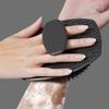 2Pcs Silicone Body Scrubber, Exfoliating Body Scrubber for Sensitive Skin, Eco Friendly Shower Scrubber for Body, Silicone Body Brush for Showering(Upgraded Black) view 4