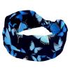1 Pack Art Butterfly-978 Elastic Soft Fabric Non-Slip Women's Fashion Headbands - Soft, Wide, and Stylish for All Occasions view 1