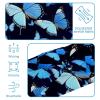 1 Pack Art Butterfly-978 Elastic Soft Fabric Non-Slip Women's Fashion Headbands - Soft, Wide, and Stylish for All Occasions view 4