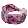 1 Pack Headbands for Women Non Slip Elastic Sports Hair Bands for Women, Soft Cloth Headband for Workout Yoga Fashion Hair Accessories,Pink Art Cherry Blossom-449 view 1