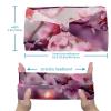 1 Pack Headbands for Women Non Slip Elastic Sports Hair Bands for Women, Soft Cloth Headband for Workout Yoga Fashion Hair Accessories,Pink Art Cherry Blossom-449 view 3