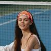 1 Pack Pink Art Cherry Blossom-465 Elastic Soft Fabric Non-Slip Women's Fashion Headbands - Soft, Wide, and Stylish for All Occasions view 2