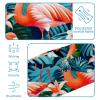 1 Pack Headbands for Women Non Slip Elastic Sports Hair Bands for Women, Soft Cloth Headband for Workout Yoga Fashion Hair Accessories,Pink Art Flamingo-530 view 4