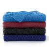 4 Pieces Nylon African Exfoliating Net Sponge, Authentic African Net Sponge for Bath and Shower, Body Scrubber Back Exfoliating Bath Accessories (Black, Dark Blue, Light Blue, Brown) view 1