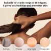 4 Pieces Nylon African Exfoliating Net Sponge, Authentic African Net Sponge for Bath and Shower, Body Scrubber Back Exfoliating Bath Accessories (Black, Dark Blue, Light Blue, Brown) view 4