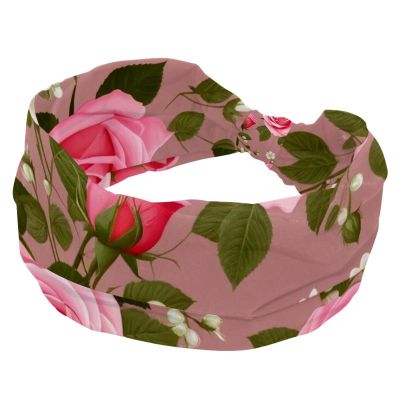 1 Pack Headbands for Women Non Slip Elastic Sports Hair Bands for Women, Soft Cloth Headband for Workout Yoga Fashion Hair Accessories,Art Flower-695