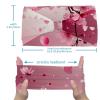 1 Pack Pink Art Cherry Blossom-480 Elastic Soft Fabric Non-Slip Women's Fashion Headbands - Soft, Wide, and Stylish for All Occasions view 3