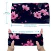 1 Pack Wide Headbands For Women Elastic Headband Pink Art Cherry Blossom-475 Head Bands Women's Hair Band Turban Workout Soft Sweat Hairband Accessories view 3