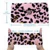 1 Pack Art Leopard Print-1086 Elastic Soft Fabric Non-Slip Women's Fashion Headbands - Soft, Wide, and Stylish for All Occasions view 3