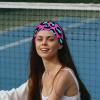 1 Pack Art Leopard Print-1122 Elastic Soft Fabric Non-Slip Women's Fashion Headbands - Soft, Wide, and Stylish for All Occasions view 2