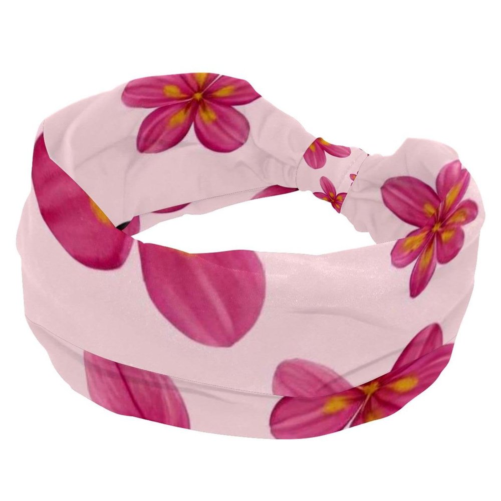 1 Pack Headbands for Women Non Slip Elastic Sports Hair Bands for Women, Soft Cloth Headband for Workout Yoga Fashion Hair Accessories,Art Flower-680