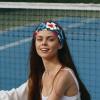 1 Pack Headbands for Women Non Slip Elastic Sports Hair Bands for Women, Soft Cloth Headband for Workout Yoga Fashion Hair Accessories,Art Flower-707 view 2