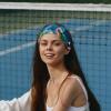1 Pack Pink Art Flamingo-516 Elastic Soft Fabric Non-Slip Women's Fashion Headbands - Soft, Wide, and Stylish for All Occasions view 2
