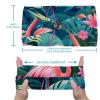 1 Pack Pink Art Flamingo-516 Elastic Soft Fabric Non-Slip Women's Fashion Headbands - Soft, Wide, and Stylish for All Occasions view 3