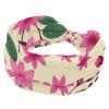 1 Pack Art Flower-678 Elastic Soft Fabric Non-Slip Women's Fashion Headbands - Soft, Wide, and Stylish for All Occasions view 1