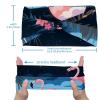 1 Pack Headbands for Women Non Slip Elastic Sports Hair Bands for Women, Soft Cloth Headband for Workout Yoga Fashion Hair Accessories,Pink Art Flamingo-503 view 3