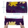 1 Pack Art Leaf-201 Elastic Soft Fabric Non-Slip Women's Fashion Headbands - Soft, Wide, and Stylish for All Occasions view 3