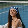 1 Pack Art Leopard Print-1119 Elastic Soft Fabric Non-Slip Women's Fashion Headbands - Soft, Wide, and Stylish for All Occasions view 2