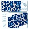 1 Pack Art Leopard Print-1119 Elastic Soft Fabric Non-Slip Women's Fashion Headbands - Soft, Wide, and Stylish for All Occasions view 4