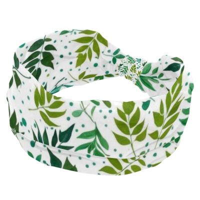 1 Pack Colored Leaves-171 Elastic Soft Fabric Non-Slip Women's Fashion Headbands - Soft, Wide, and Stylish for All Occasions