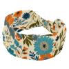 1 Pack Headbands for Women Non Slip Elastic Sports Hair Bands for Women, Soft Cloth Headband for Workout Yoga Fashion Hair Accessories,Art Flower-674 view 1