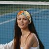 1 Pack Headbands for Women Non Slip Elastic Sports Hair Bands for Women, Soft Cloth Headband for Workout Yoga Fashion Hair Accessories,Art Flower-674 view 2