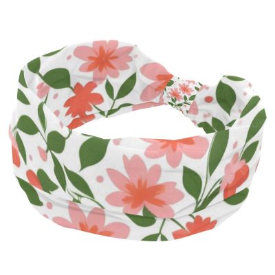1 Pack Art Flower-687 Elastic Soft Fabric Non-Slip Women's Fashion Headbands - Soft, Wide, and Stylish for All Occasions