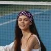 1 Pack Headbands for Women Non Slip Elastic Sports Hair Bands for Women, Soft Cloth Headband for Workout Yoga Fashion Hair Accessories,Art Leopard Print-1133 view 2