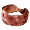 1 Pack Pink Cherry Blossoms-420 Elastic Soft Fabric Non-Slip Women's Fashion Headbands - Soft, Wide, and Stylish for All Occasions view 1