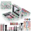 Hot Sugar Makeup Kit for Preteen Girls 10-12, Birthday Christmas Makeup Gift Set for Teens 16-18, All in One Beginner Makeup Kit for Women Full Kit (Floral Green) view 1