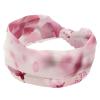 1 Pack Art Flower-714 Elastic Soft Fabric Non-Slip Women's Fashion Headbands - Soft, Wide, and Stylish for All Occasions view 1