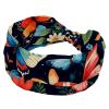 1 Pack Headbands for Women Non Slip Elastic Sports Hair Bands for Women, Soft Cloth Headband for Workout Yoga Fashion Hair Accessories,Art Butterfly-989 view 1