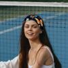 1 Pack Headbands for Women Non Slip Elastic Sports Hair Bands for Women, Soft Cloth Headband for Workout Yoga Fashion Hair Accessories,Art Butterfly-989 view 2