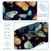 1 Pack Headbands for Women Non Slip Elastic Sports Hair Bands for Women, Soft Cloth Headband for Workout Yoga Fashion Hair Accessories,Art Butterfly-989 view 4
