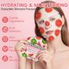 KONEUK 6 Pack Colorful Fruit Face Masks Skincare, Sheet Hydrating Face Mask, Collagen Facial Mask for Skin Care, Spa Birthday Party Supplies, Bulk Teacher Gifts, Graduation Gifts and Party Favors view 3
