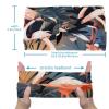 1 Pack Pink Art Flamingo-513 Elastic Soft Fabric Non-Slip Women's Fashion Headbands - Soft, Wide, and Stylish for All Occasions view 3