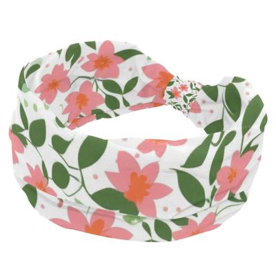 1 Pack Wide Headbands For Women Elastic Headband Art Flower-685 Head Bands Women's Hair Band Turban Workout Soft Sweat Hairband Accessories