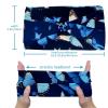 1 Pack Art Butterfly-975 Elastic Soft Fabric Non-Slip Women's Fashion Headbands - Soft, Wide, and Stylish for All Occasions view 3